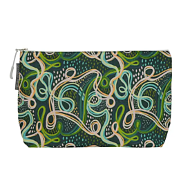Cosmetics Bag - Abstract Squiggles