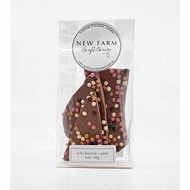 New Farm Confectionery Milk Chocolate CrisPearl Bark