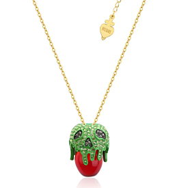 Couture Kingdom Snow White Evil Queen Poison Apple Gold Necklace
