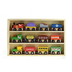 Tooky Toy Wooden Train Set