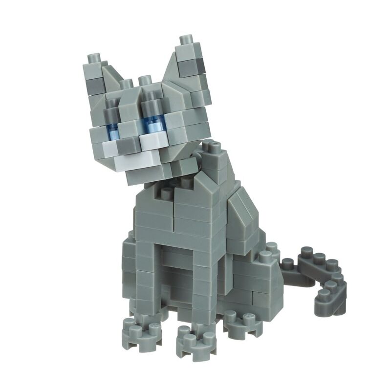 Nanoblock Russian Blue Cat Queensland Museum